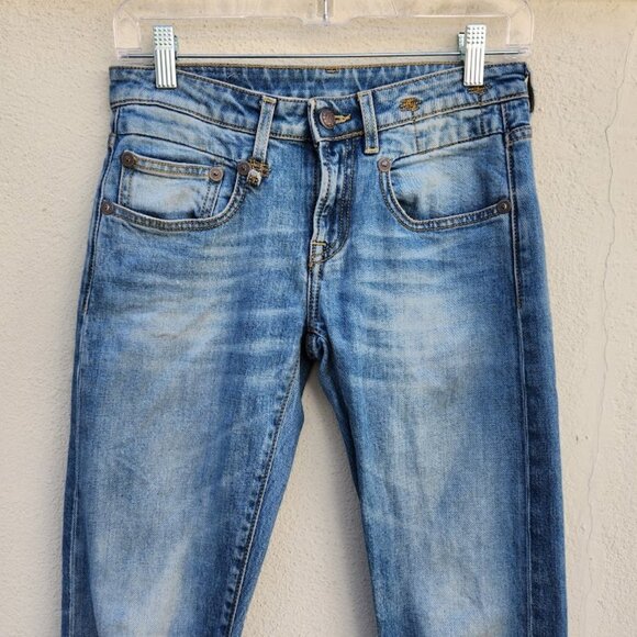 R13 Boy Skinny Jeans Jasper Stretch - Picture 6 of 13